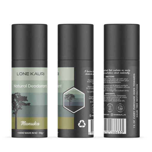 natural deodorant tube - manuka